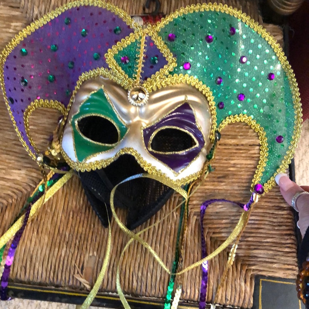 Venetian mask arlequín by Forum novelties costume
